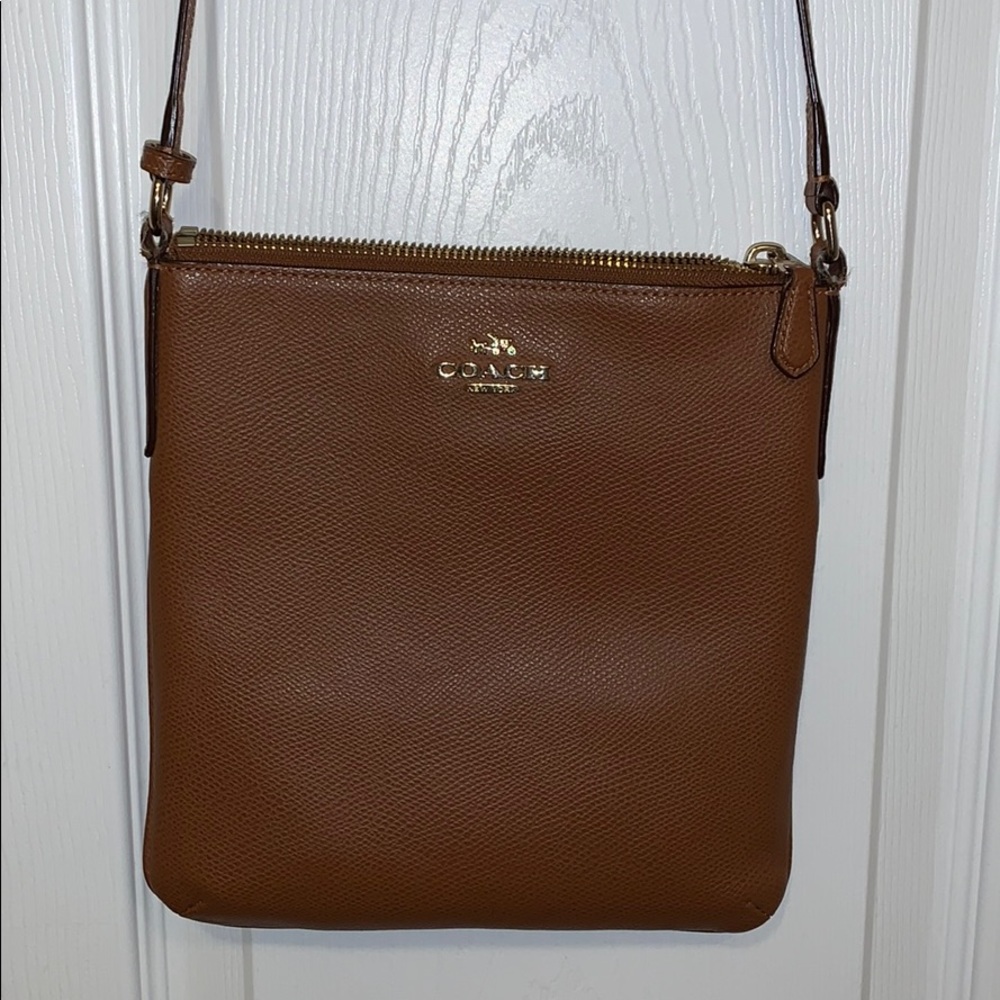 Tan coach crossbody